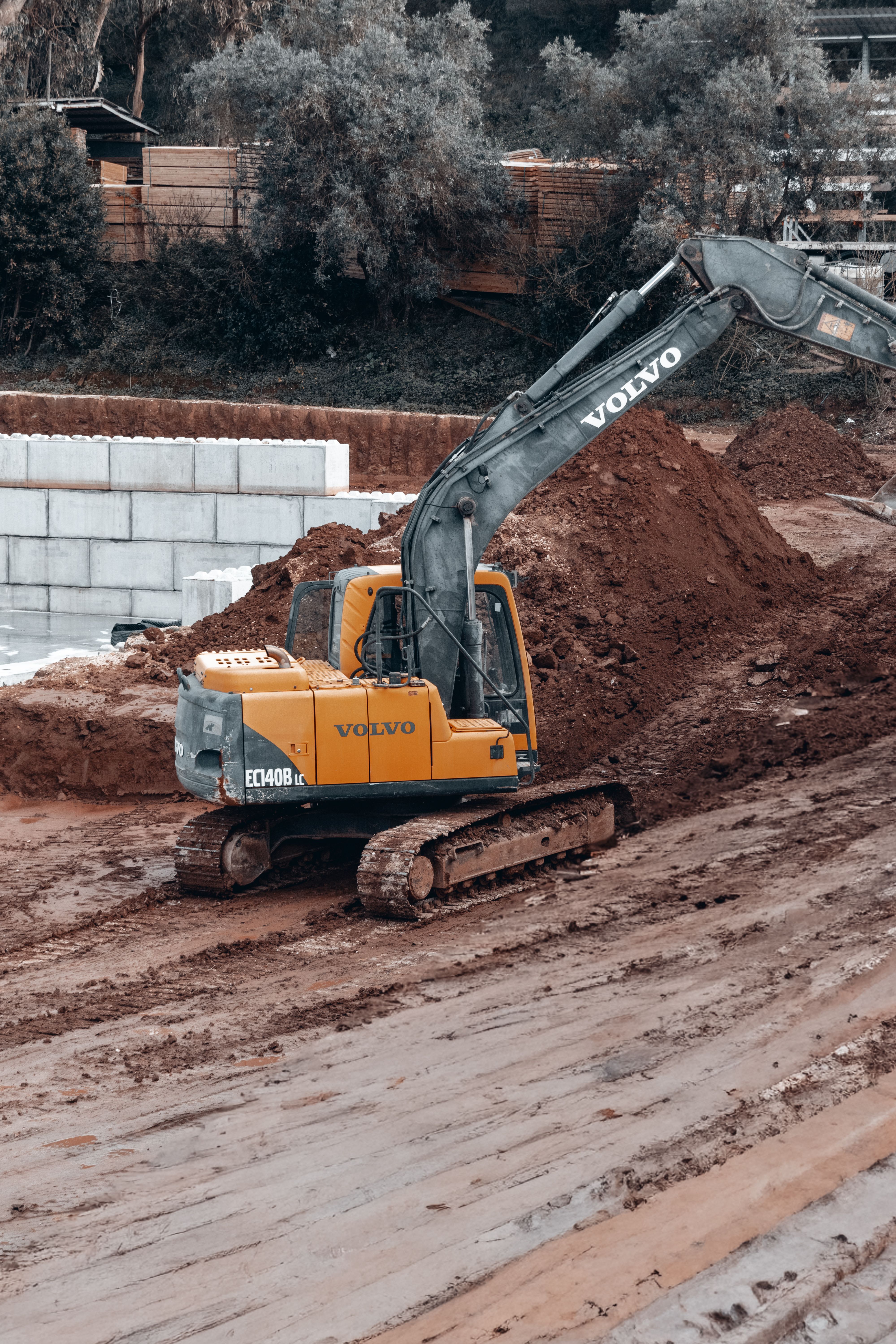 Industrial excavation project